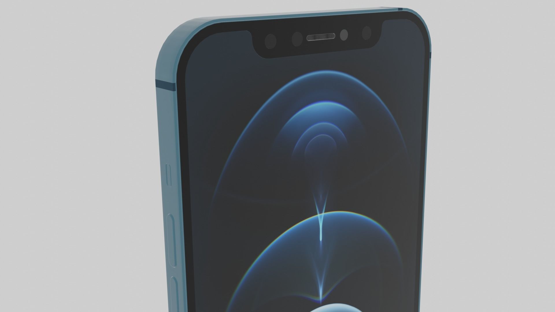 Apple iPhone 12 Pro Low-poly 3D model_3