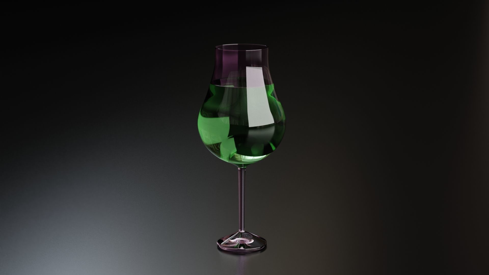 Wine glass 2 3D model_4