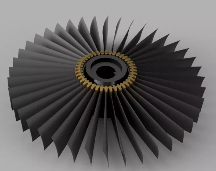 mechanical fan 1 3D model