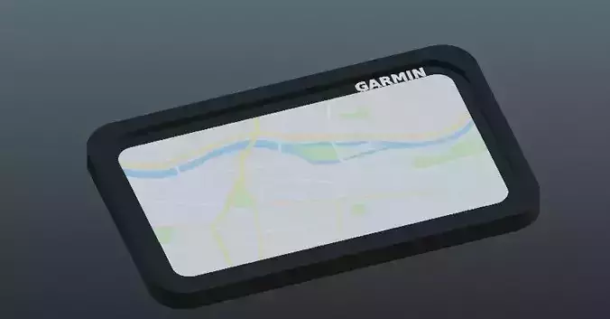 Garmin Navigationssystem Low-poly 3D model