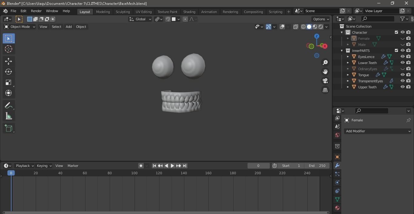 BaseMesh Free 3D model_8