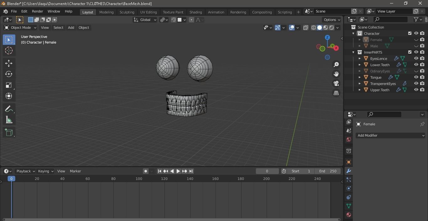 BaseMesh Free 3D model_9