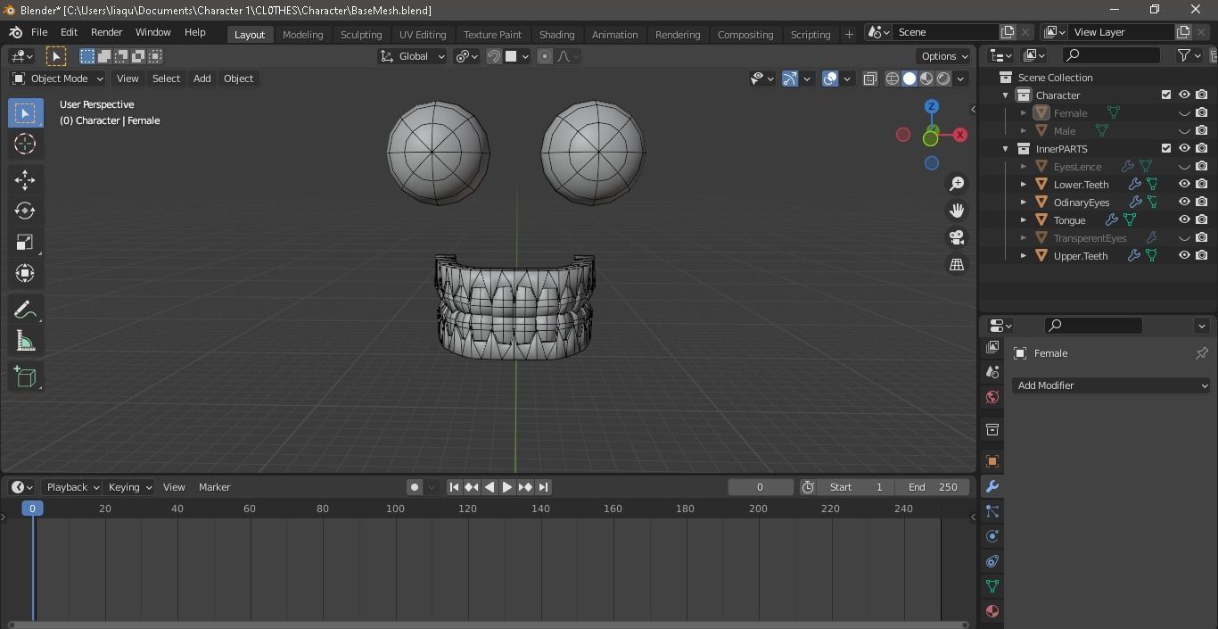 BaseMesh Free 3D model_11
