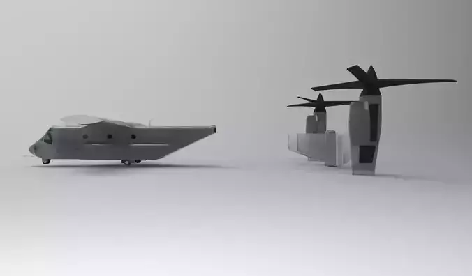 MV 22 OSPREY ATTACK 3D print model
