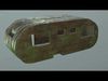 Old Trailer PBR Free low-poly 3D model_1