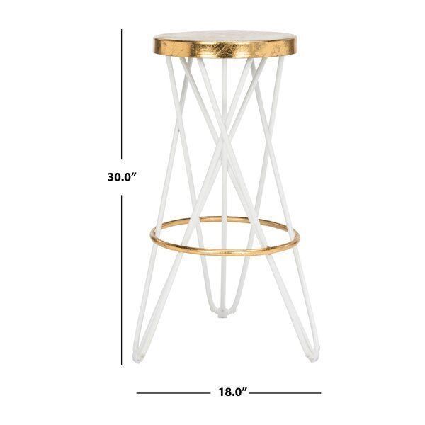 Counter Bar Stool Tall High Chair- 4 colour 3D model_43