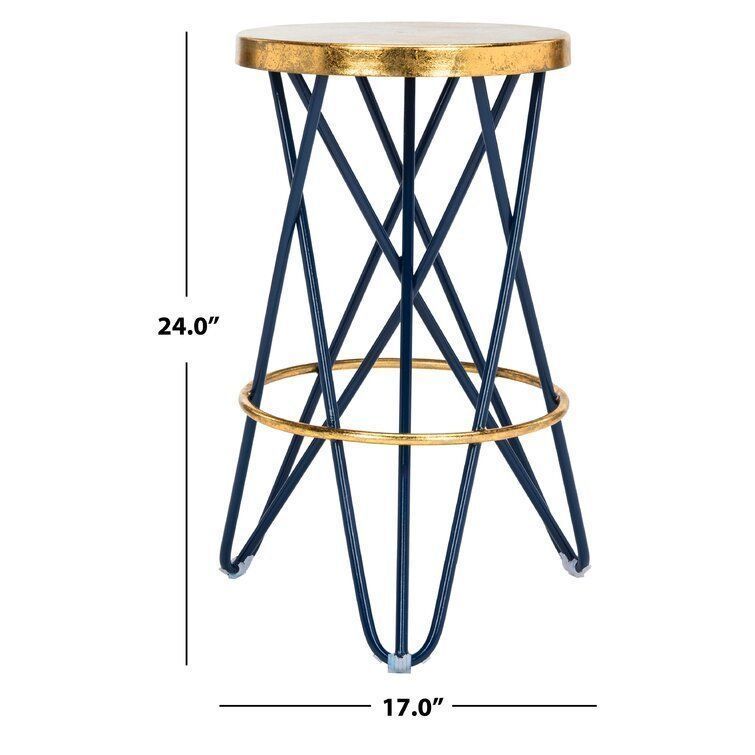 Counter Bar Stool Tall High Chair- 4 colour 3D model_6