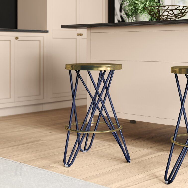 Counter Bar Stool Tall High Chair- 4 colour 3D model_16