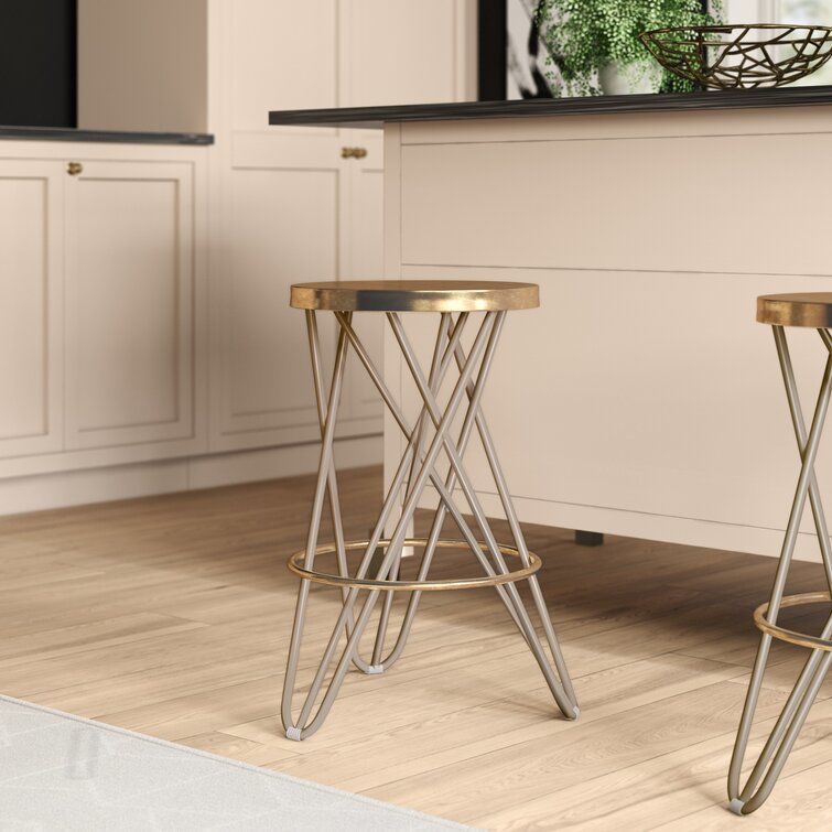 Counter Bar Stool Tall High Chair- 4 colour 3D model_3