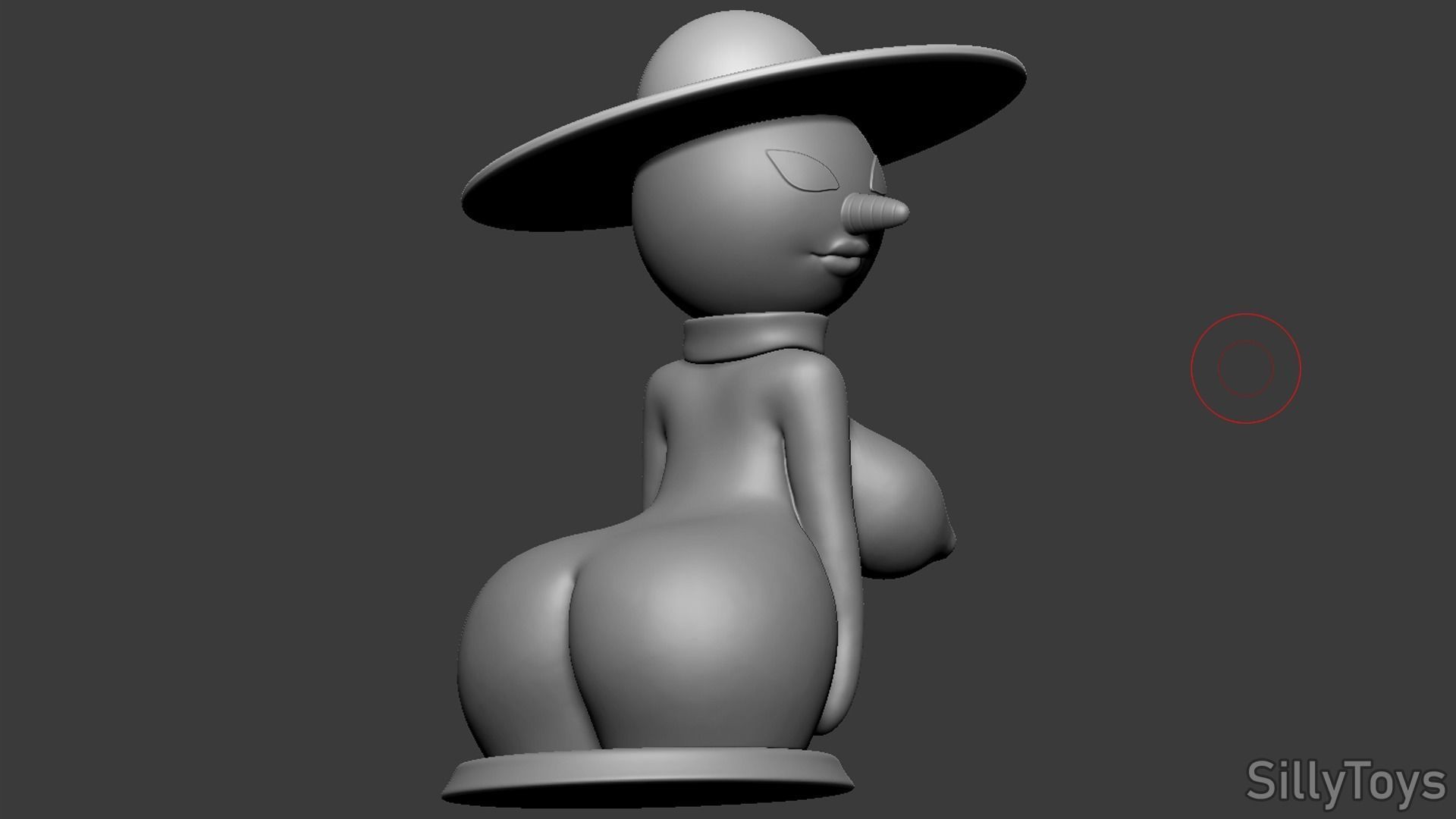 SnowWoman NSFW 3D print model_1