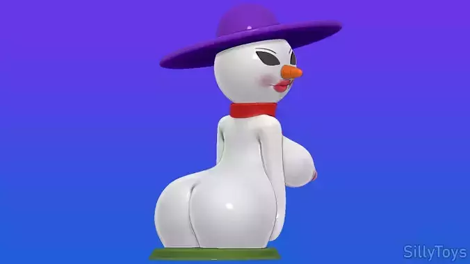 SnowWoman NSFW 3D print model