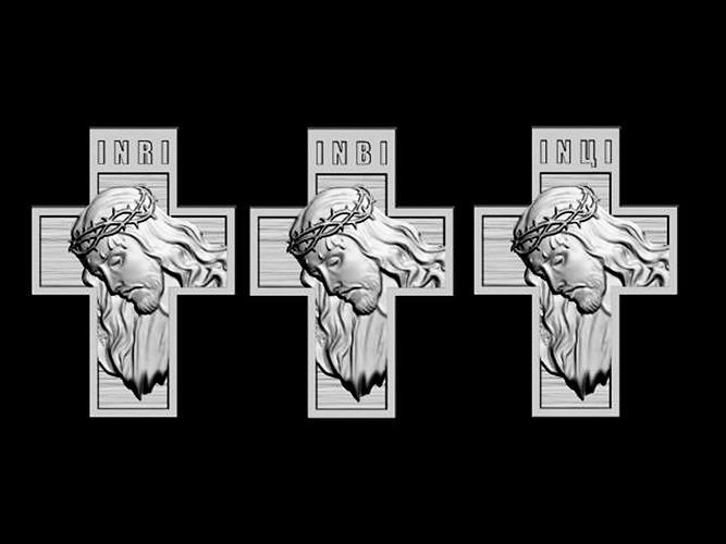 Jesus on the Cross  3d model for CNC machines and 3d printers 3D print model