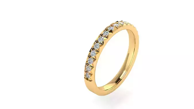 French pave setting Ring