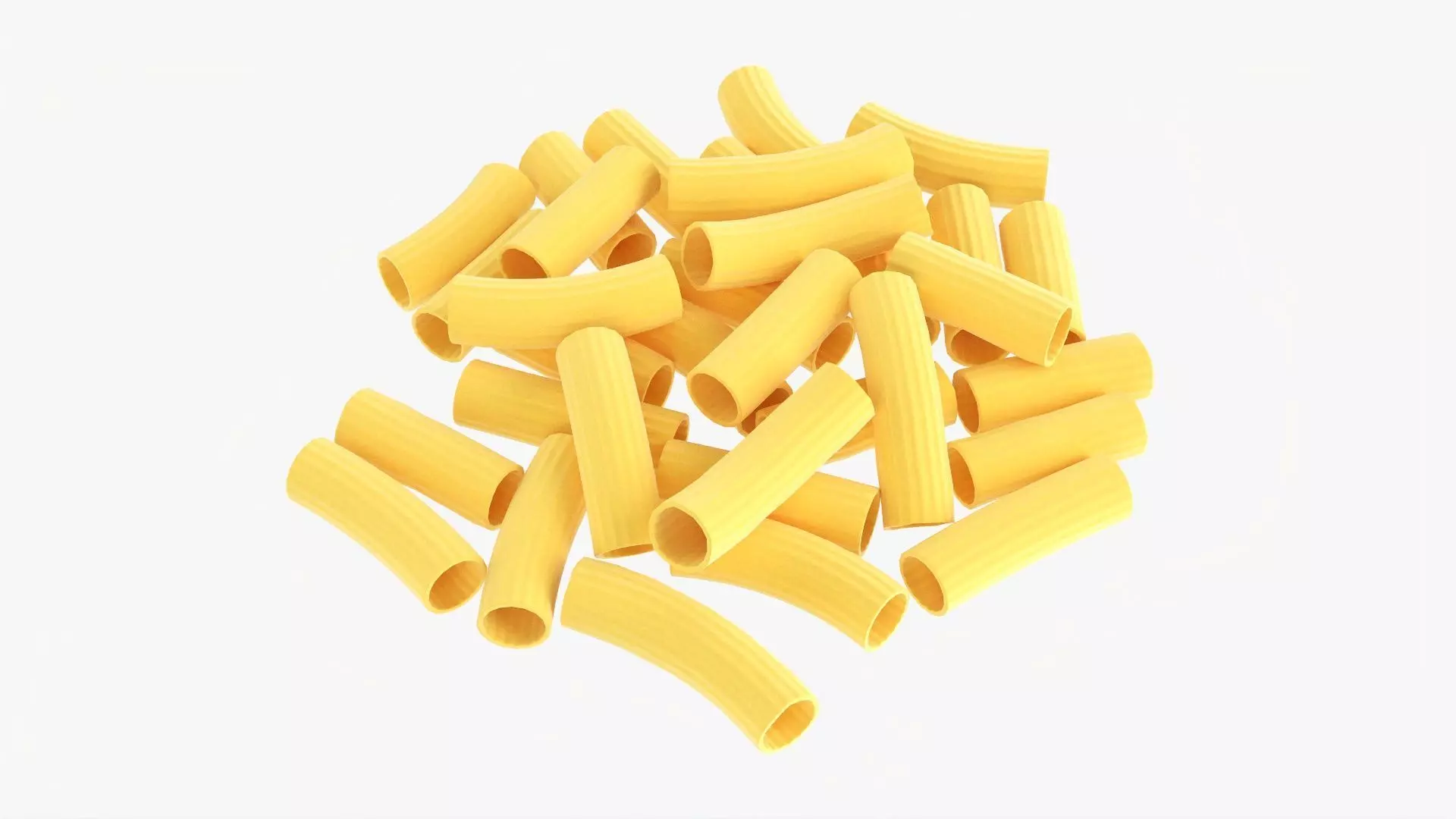 Pasta maccheroni 3D model
