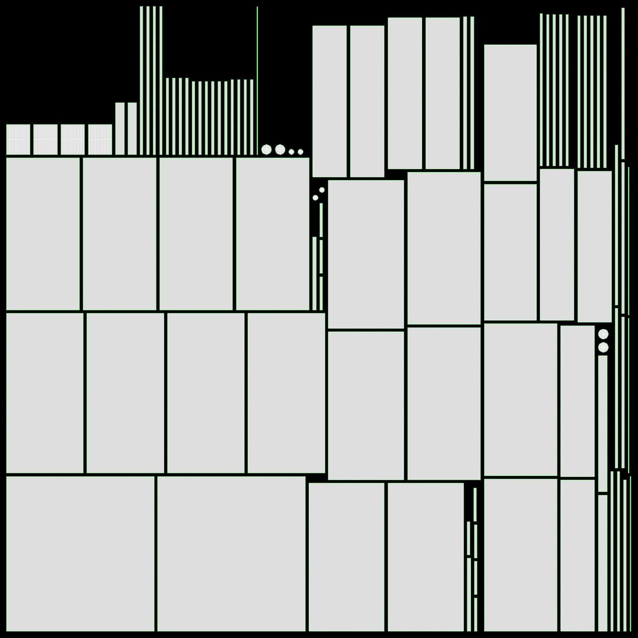 Drawer chest mid-century modern  3D model_13