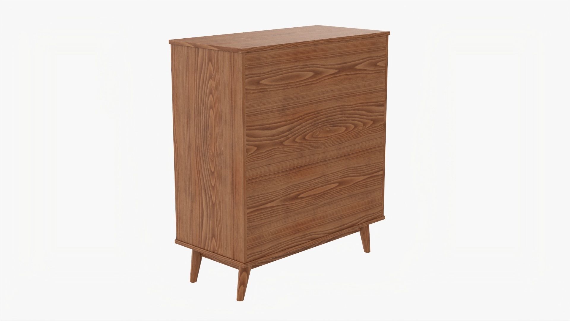 Drawer chest mid-century modern  3D model_1