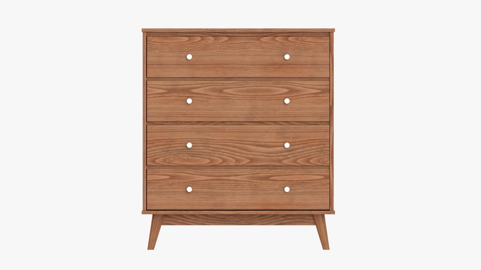 Drawer chest mid-century modern  3D model_3