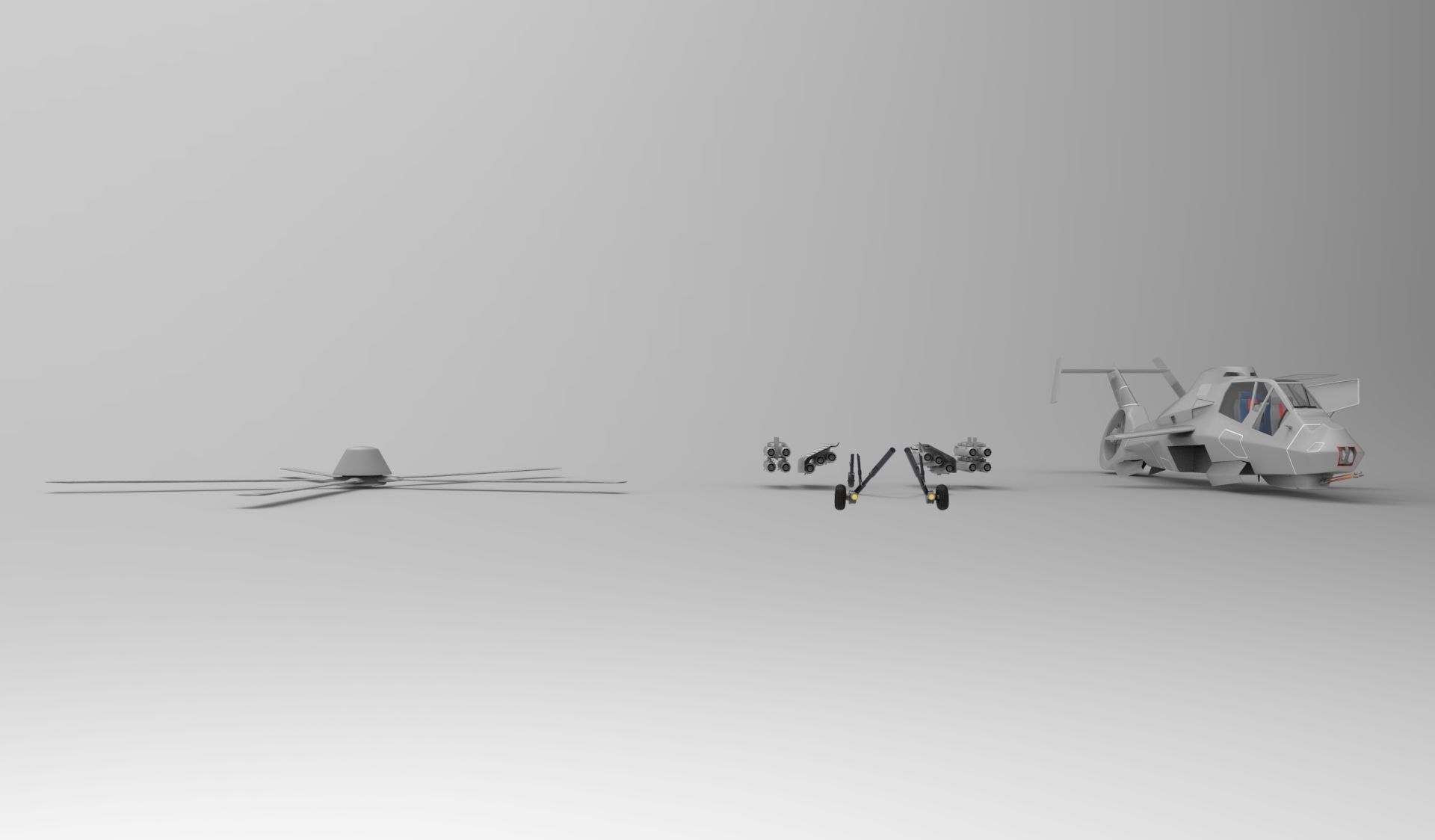 RAH 66 grey 3D Printed 3D print model_1