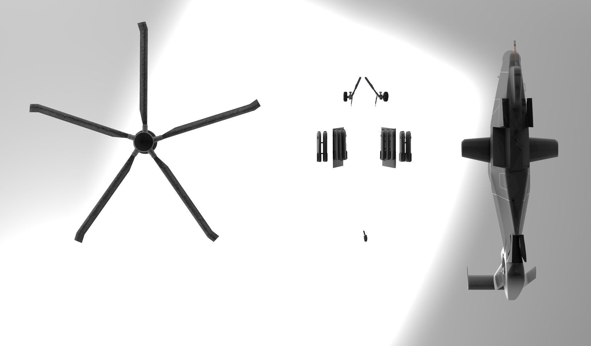 RAH 66 grey 3D Printed 3D print model_6