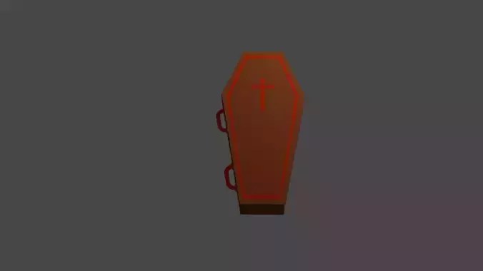 Lowpoly Coffin