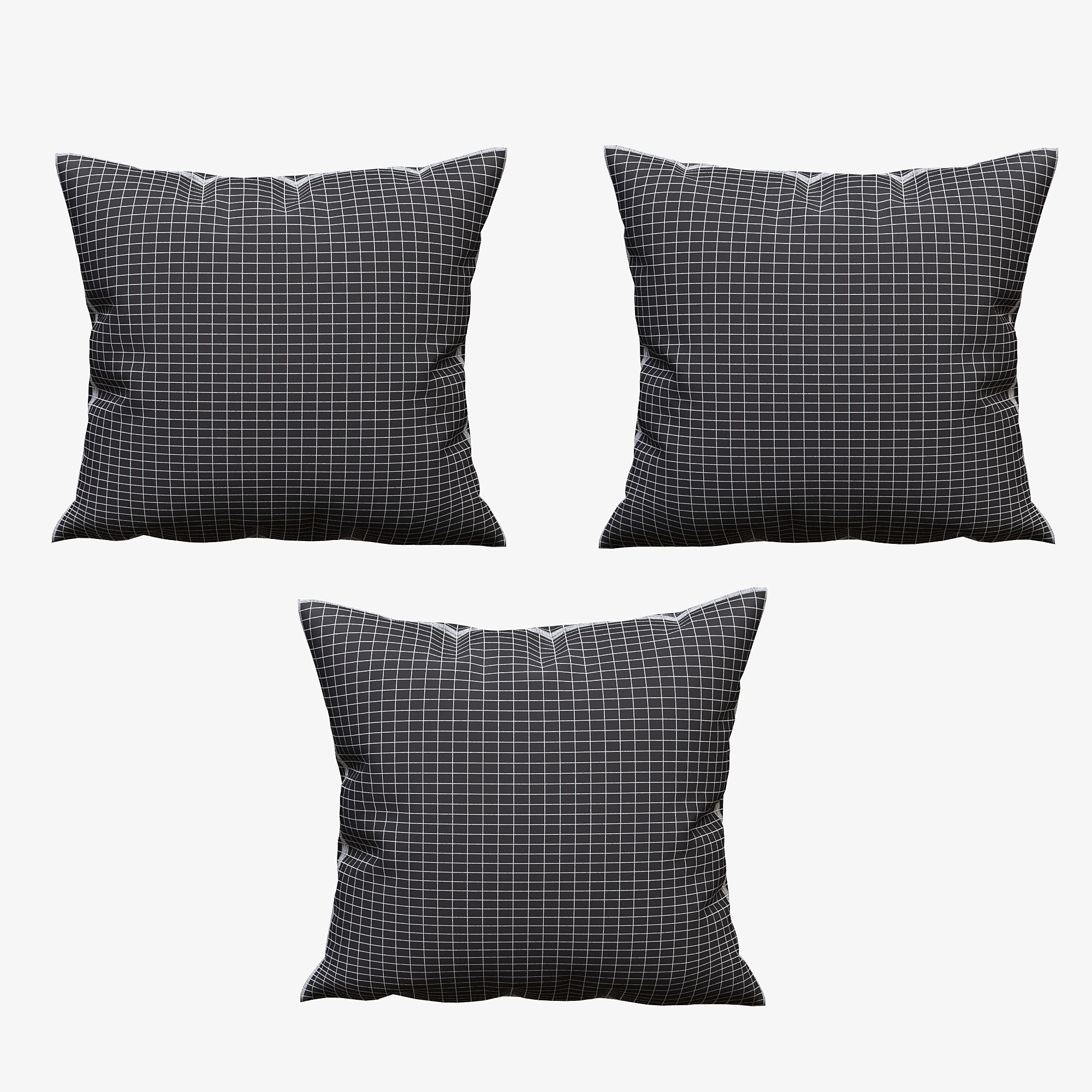 Decoration Pilows by Nazmiyal Collection Fabrics 3D model_1