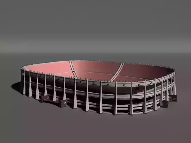 Low poly stadium
