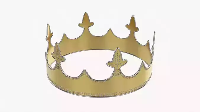 Coronation Royal gold crown 03