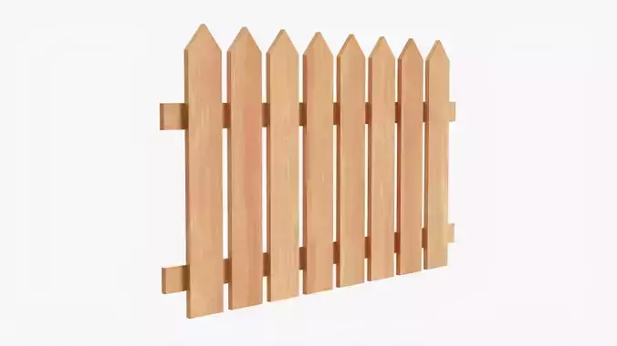 Fence wooden 01
