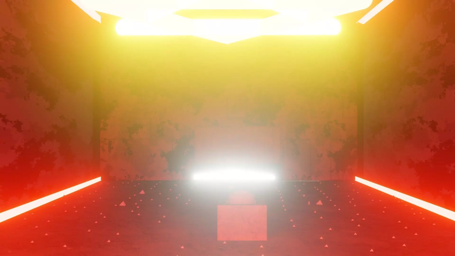 Hell of fire Low-poly 3D model