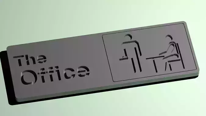 The Office TV show Logo 3d Printable 3D print model