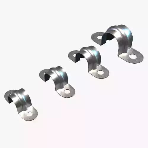 Conduit Clamp Strap Low-poly 3D model