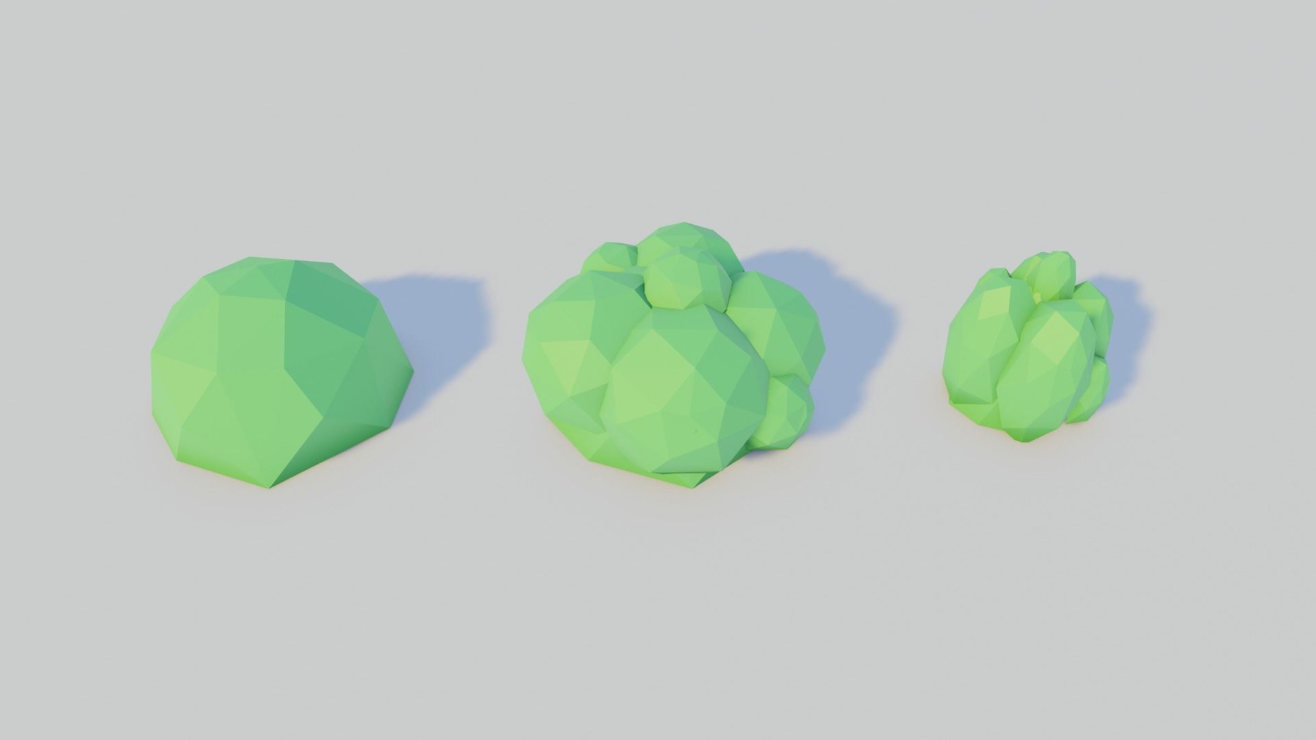 Low Poly Forest Assets Game-Ready Low-poly 3D model_3