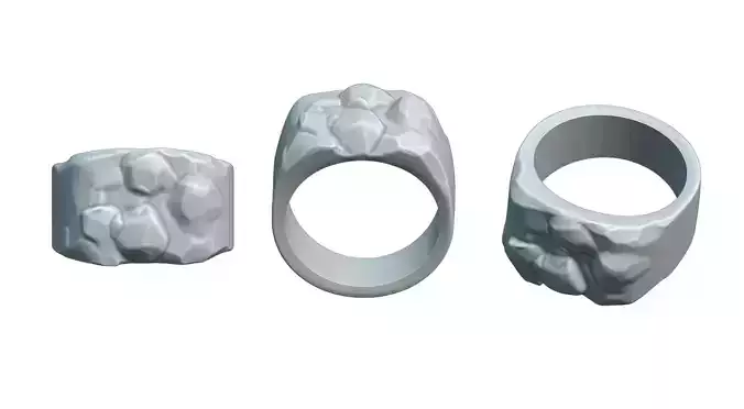 Stone signet size 9 3D print model