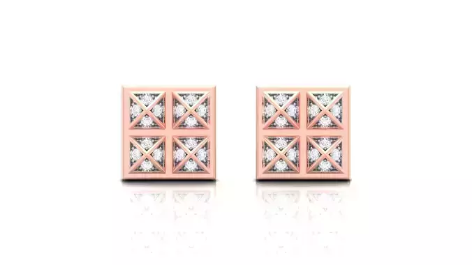 Diamond Pyramid Stud