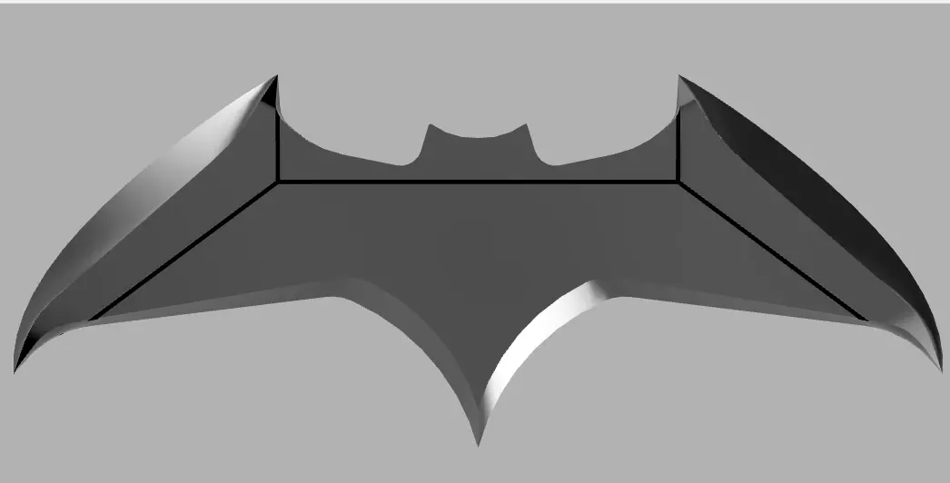 DCEU - Batman batarang 3D print model_0