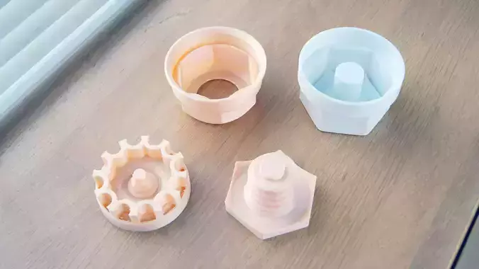 The molds of Industrial Ice 3D print model