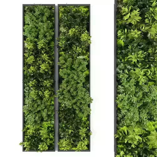 Vertical garden 151 Low-poly 3D model