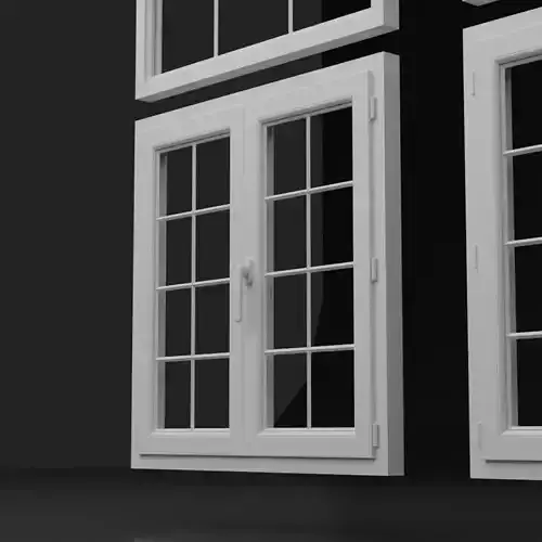 Basic Low-Poly Windows Low-poly 3D model