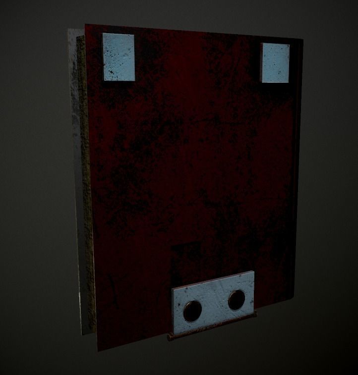 Steampunk book low poly 4 texture options Low-poly 3D model_38