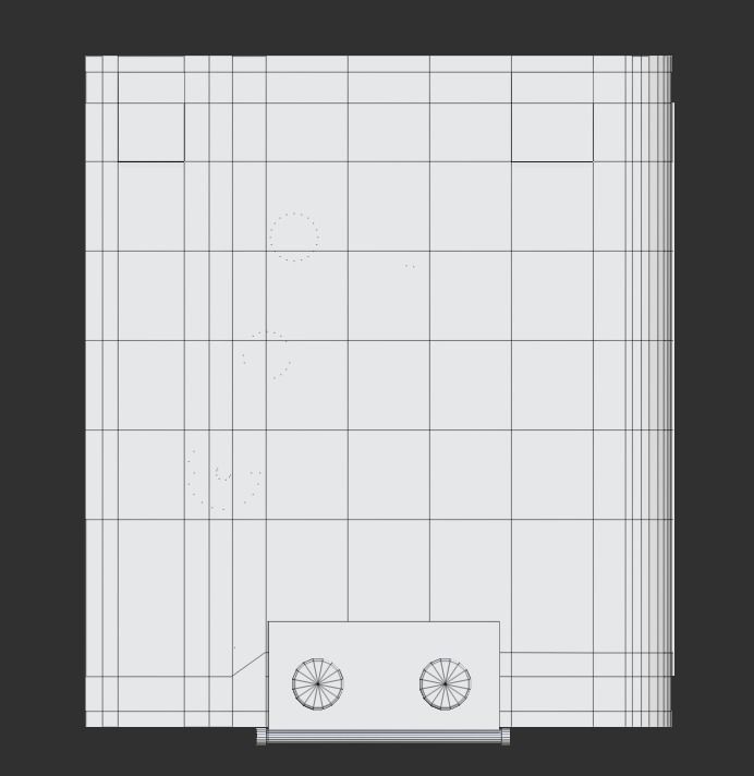 Steampunk book low poly 4 texture options Low-poly 3D model_44