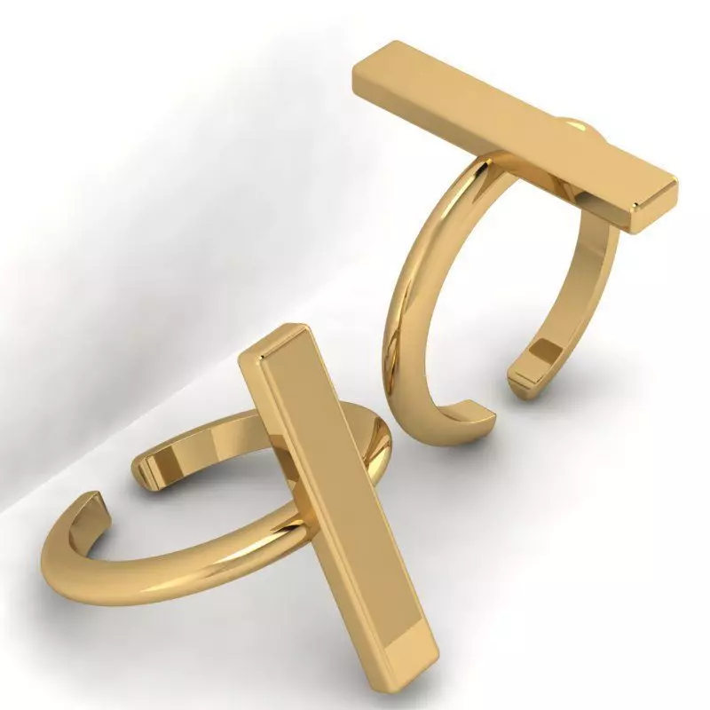 3d-model fashion simple ring 3D print model_0
