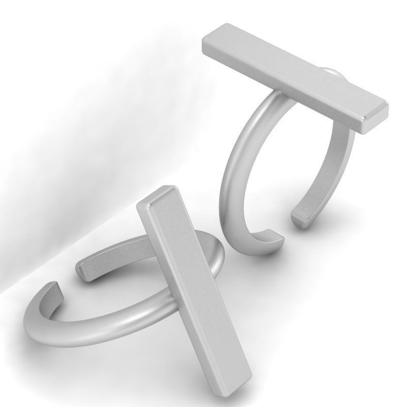 3d-model fashion simple ring 3D print model_14