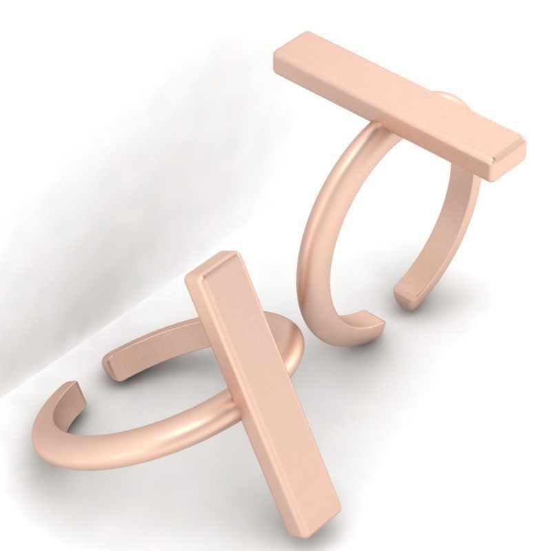 3d-model fashion simple ring 3D print model_13