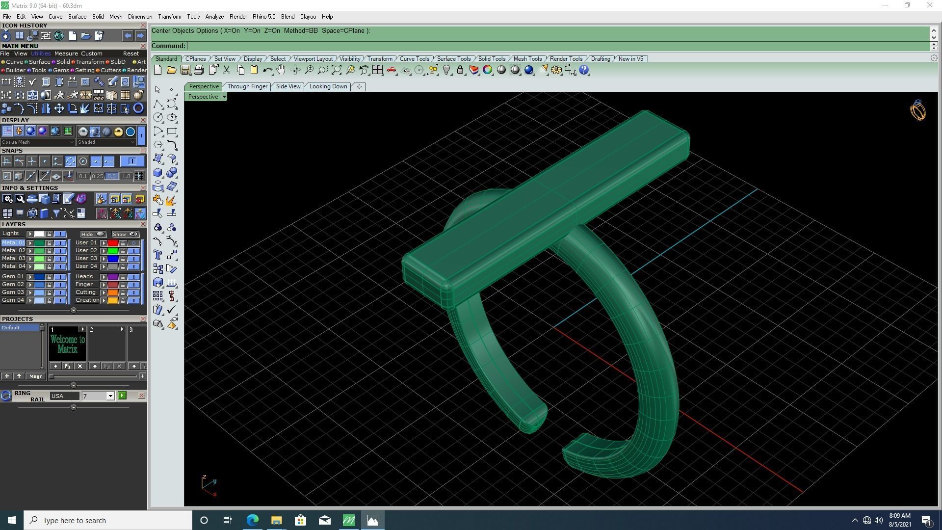 3d-model fashion simple ring 3D print model_3