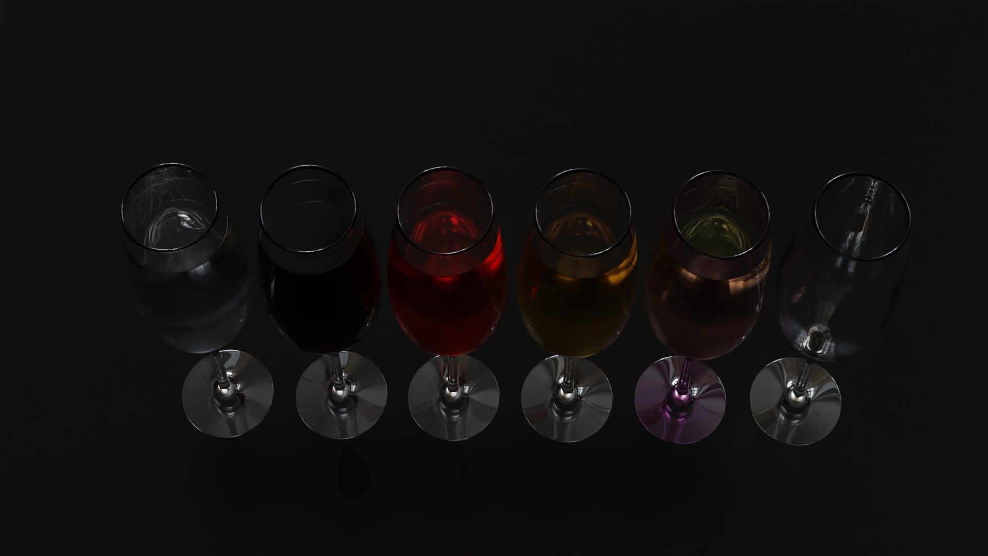 Wine glass 4 3D model_4