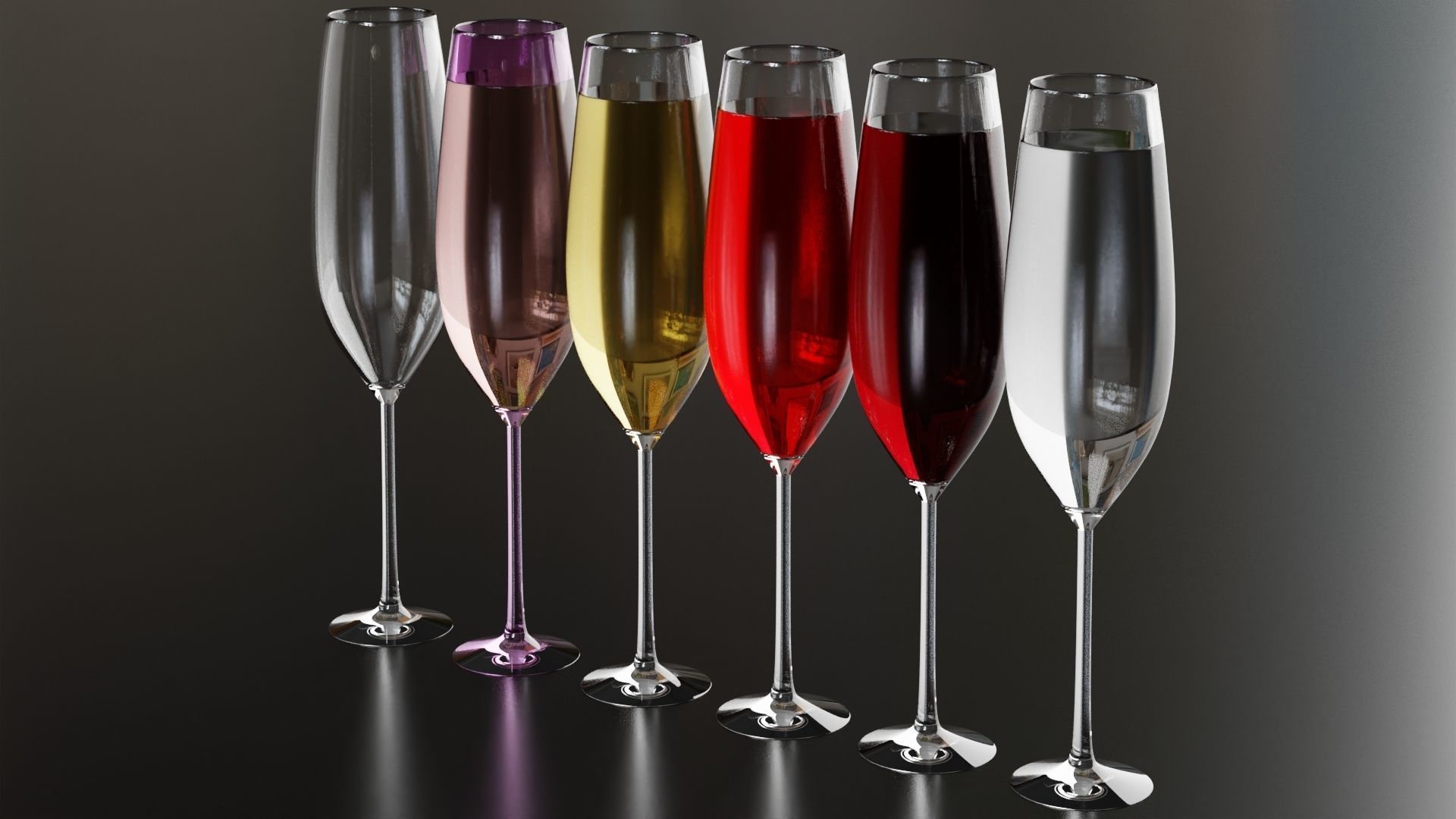 Wine glass 4 3D model_3