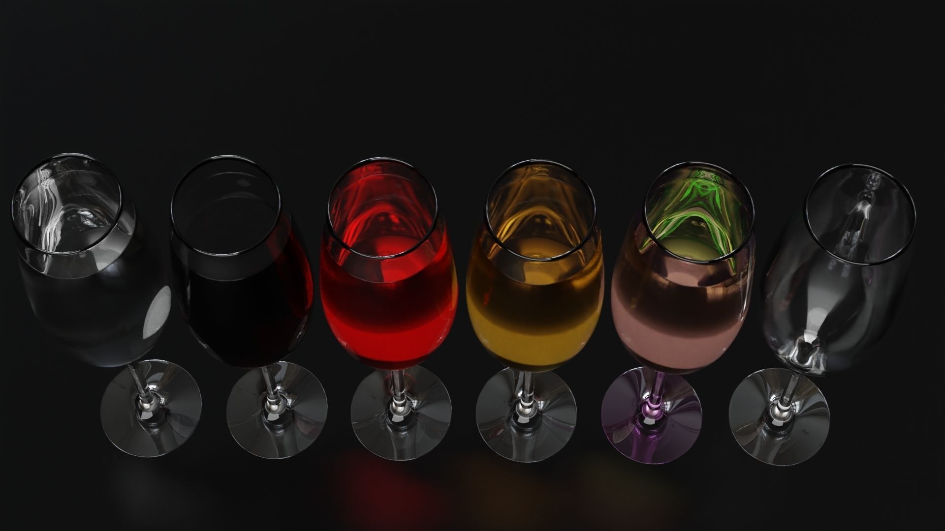 Wine glass 4 3D model_5