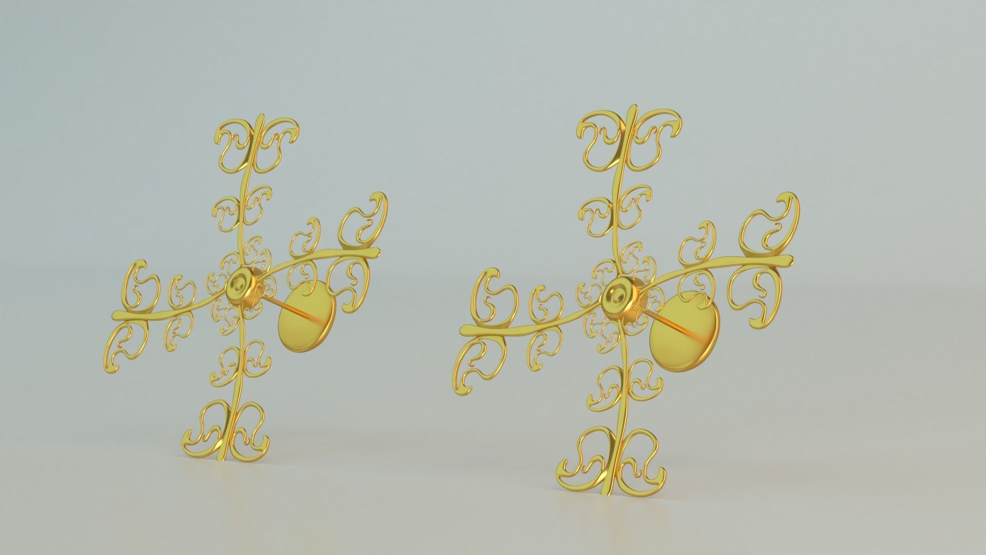 Ear Rings 3D model_2