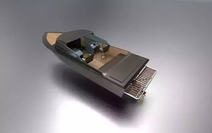 Luxury speedboat
