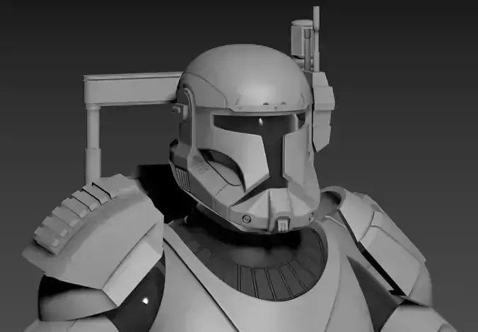 Republic Commando Delta Squad One12 Scale 4 in 1 upgrade kit 3D print model